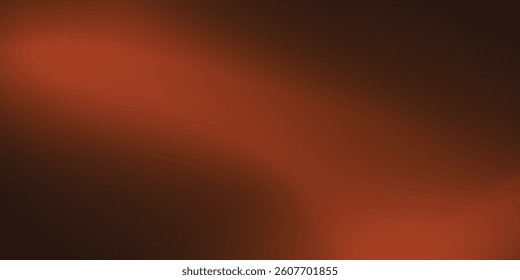 Abstract orange red blur design on black grain texture background vector illustration eps10