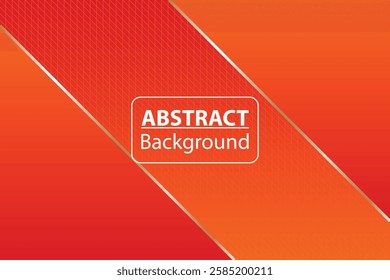 Abstract Orange red gradient background design. Abstract theme overlaps background for graphics design. EPS vector illustration