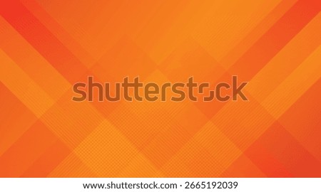 Abstract orange and red gradient geometric shape circle and triangle background. Modern futuristic background