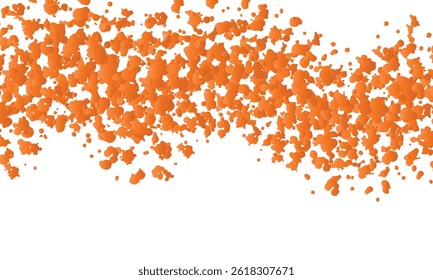 Texture éclaboussures rouges orange Abstrait sur fond blanc