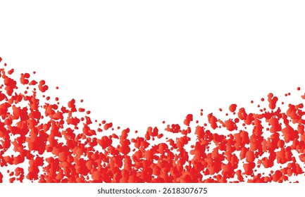 Texture éclaboussures rouges orange Abstrait sur fond blanc