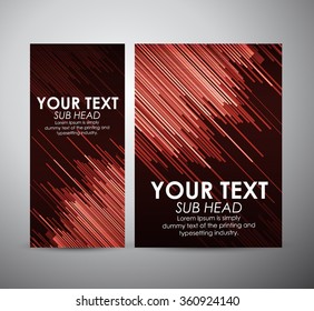 Abstract orange shining line pattern. Graphic resources design template. Vector illustration