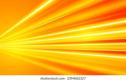 Abstract Orange Speed Business Start up launching product with Electric car and city concept Hitech communication concept innovation background, vector design
