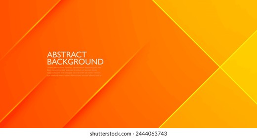 Abstract orange square overlap background for card graphics design. Orange background with shadow elements. Eps10 vector