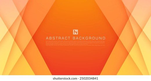 Abstract orange square overlap background for card graphics design. Orange background shadow elements. Eps10 vector