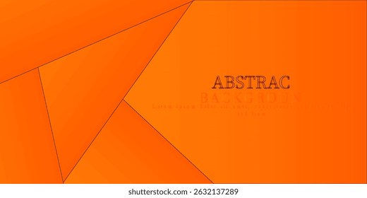 Abstract orange square overlap background for card graphics design. Orange background elements. 