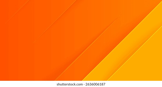 Abstract orange square overlap background for card graphics design. Orange background with shadow elements. Eps10 vector