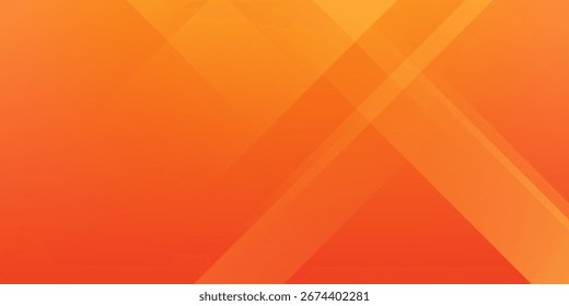Abstract orange square overlap background for card graphics design.