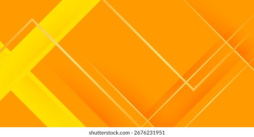 Abstract orange square overlap background for card graphics design. Orange background elements
