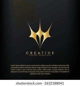 Abstract Orange Starburst Logo for Creative Businesses vector design 
