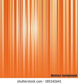 Abstract orange striped background. Eps10 Vector illustration