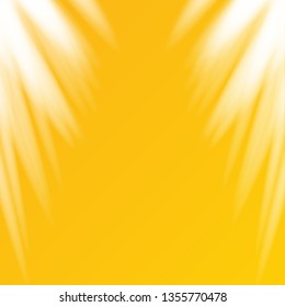abstract orange summer background with sun lights. vector summer backdrop with rays of light