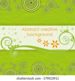 Abstract orange summer fun background eps10 illustration
