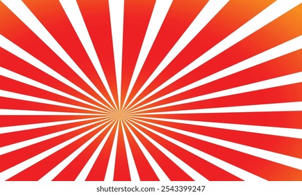 Abstract orange sunbrust background,vector Sunburst Rays Background set. creative background design,Background sunbrust, with shades of colorful, can be used for banners, posters, anything related to 