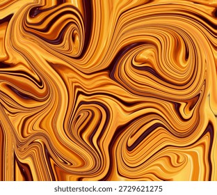Abstractas fondo de remolino naranja con movimiento fluido, textura de mármol, ondas brillantes, patrón líquido y gradiente vibrante para imágenes de diseño moderno.