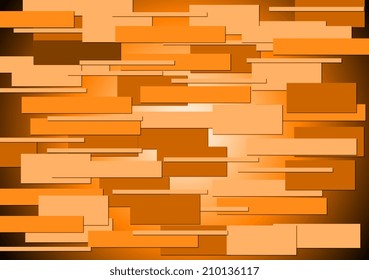 Abstract orange tech geometry backdrop