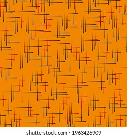 Abstract orange textured background. Seamless vector pattern illustration for decoration.