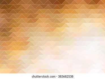 Abstract orange triangle background