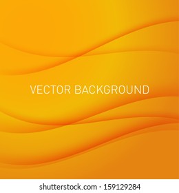 Abstract orange vector background. 