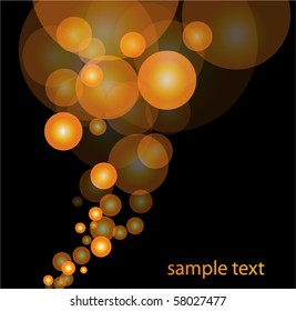 abstract orange vector background