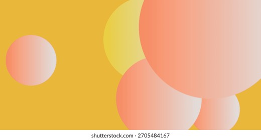  fundo de gradiente vibrante laranja abstrato