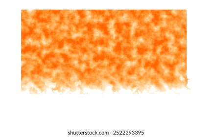 Abstract orange water color background isolated
