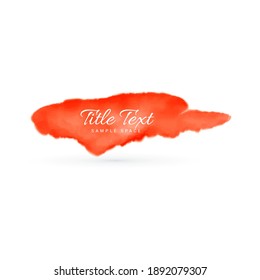 abstract orange watercolor background design, Abstract watercolor background hand-drawn on paper. Volumetric smoke elements. Blue color. For design, web, card, text, decoration, surfaces.