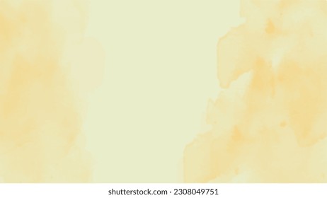 Abstract orange watercolor background.Hand painted watercolor. vector