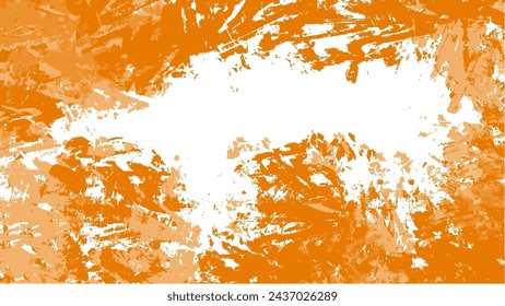 Abstract orange watercolor background.Hand painted watercolor. vector