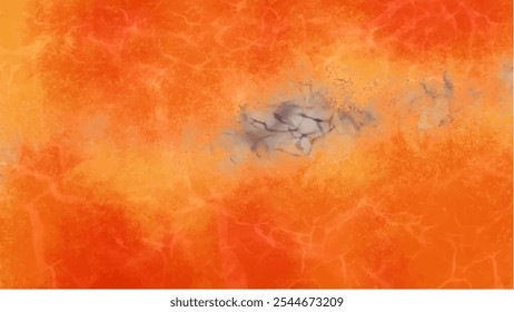 Abstract orange watercolor background.Hand painted watercolor. vector