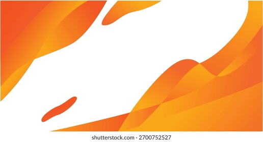 Diseño de espacio de copia de fondo de onda naranja abstracto