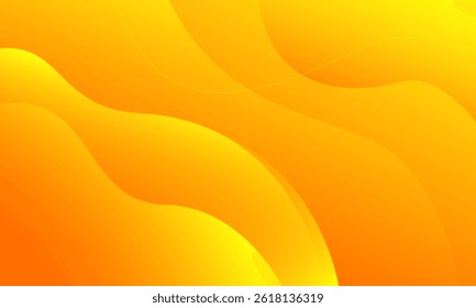 Abstract orange wave background. Eps10 vector