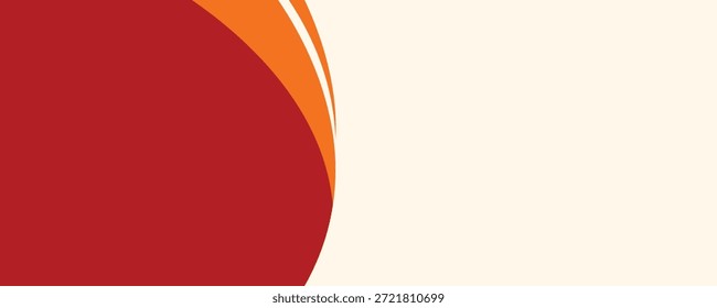 Fundo de onda laranja abstrato. eps10