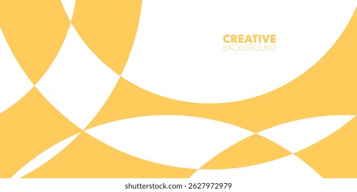 Abstract orange wave background with gradient lines and summer design elements