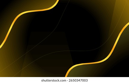 abstrato linhas de onda laranja para o seu papel de parede de design. Vektor