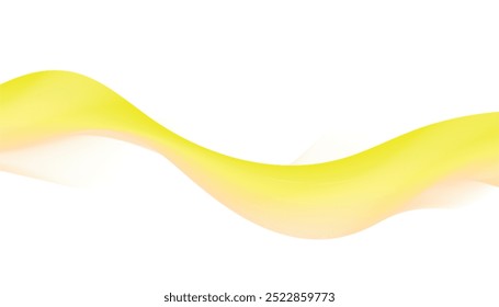 Abstract Orange Wave on White Background, abstract background with orange wave lines on white background.	