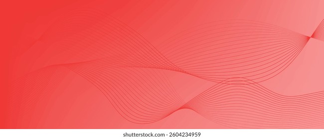 abstract orange wave vector background