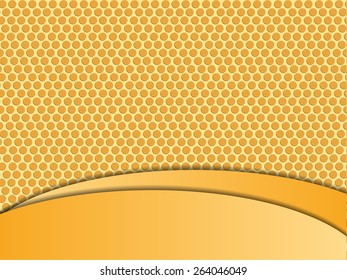 Abstract orange waves background. yellow grid. wallpaper. texture. vector
