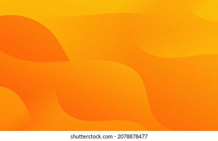 Abstract Orange waves geometric background. Modern background design. gradient color. Fluid shapes composition. Fit for presentation design. website, banners, wallpapers, brochure, posters