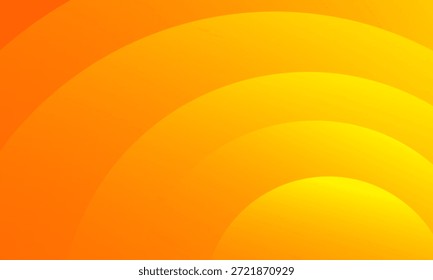 Projeto de fundo ondulado laranja abstrato. Ilustração vetorial