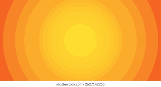 Abstract orange wavy background. Fluid shapes composition. Eps10 vector