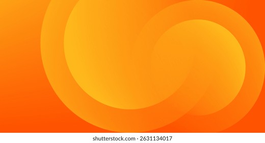 Abstract orange wavy background. Fluid shapes composition. Eps10 vector