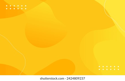 Abstract orange wavy background with gradient color for wallpaper, web, banner, and others