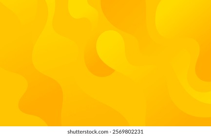 Abstract orange wavy background with gradient color for wallpaper, web, banner, and others