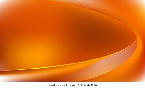 Abstract Orange Wavy Background Image
