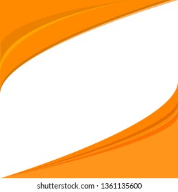 abstract orange and white background