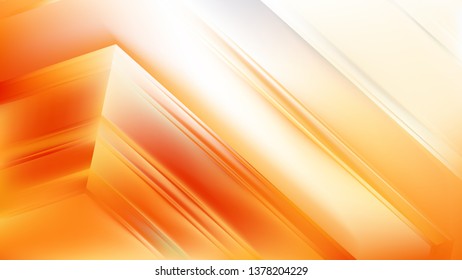 Abstract Orange and White Background Design