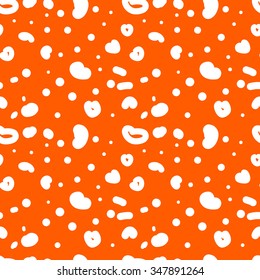 Abstract  orange and white background. Seamless pattern.Vector