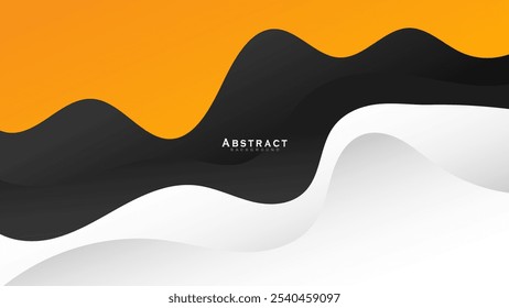 Abstractas fondo degradado naranja, blanco y negro con sombras. diseño para carteles, Anuncios, presentaciones y otros
