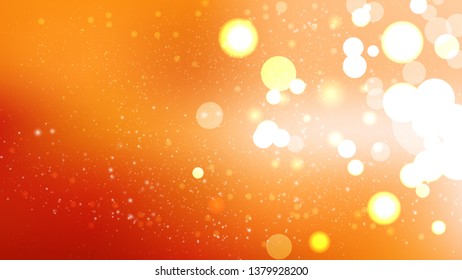 Abstract Orange and White Blur Lights Background
